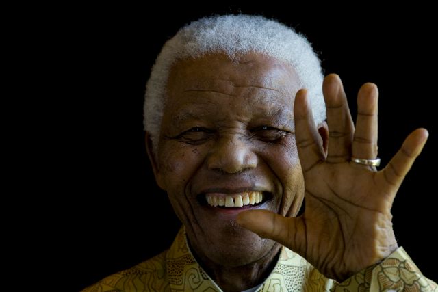 Photo of Madiba waving