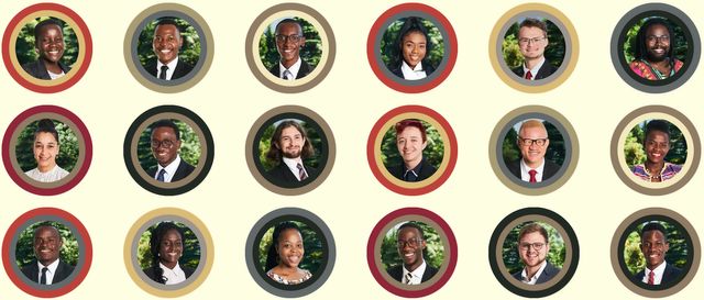 Photo collage of Mandela Rhodes scholars